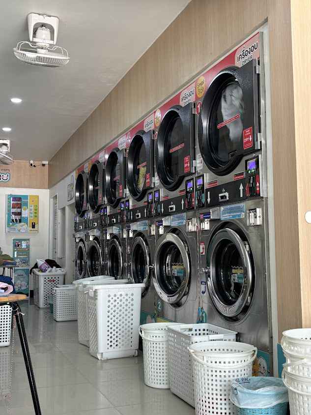 Teru Teru Wash & Dry 24hrs. (self-service laundry in 1 hour) Aonang Soi 8 Krabi สะดวกซัก 24 ชม. สาขาอ่าวนาง ซ.8