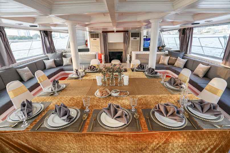 Thong Chao Phraya Cruise - เรือสำราญทองเจ้าพระยา - เช่าเรือ กรุงเทพฯ - 3