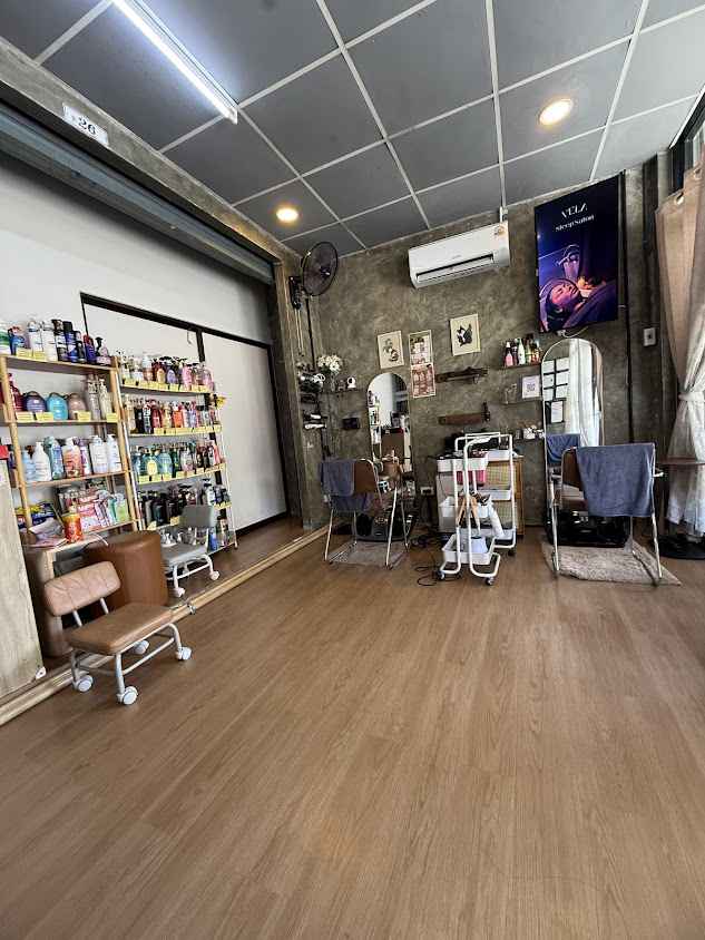 VELA​ sleep​salon​ เวลา​ สลีฟซาลอน​ นวดศีรษะสระผมผ่อนคลายกาญจนบุรี