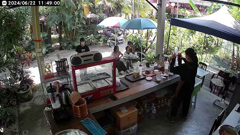 กล้วยทอดยืนรอ ชาชักปักษ์ใต้ Chiang Mai