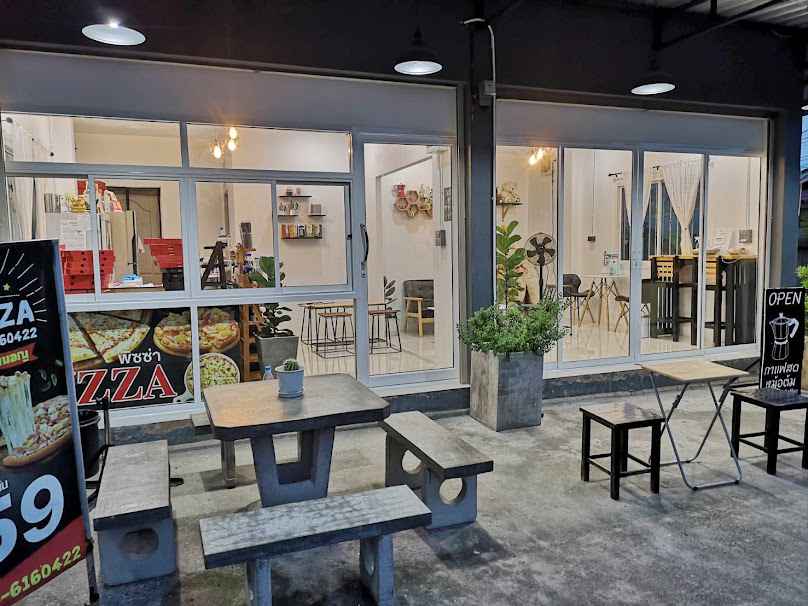 Moka pot Coffee & Pizzaบ้านมอญ Chiang Mai